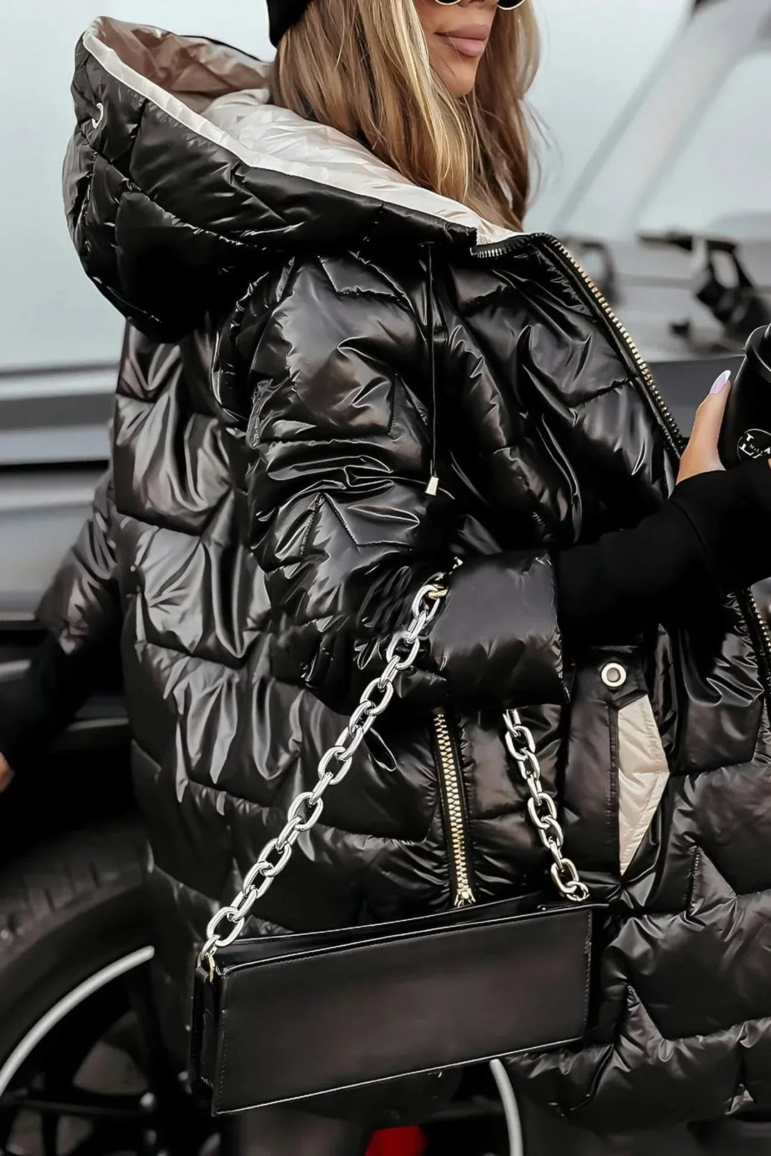 Elowen | Hooded Padded Longline Coat