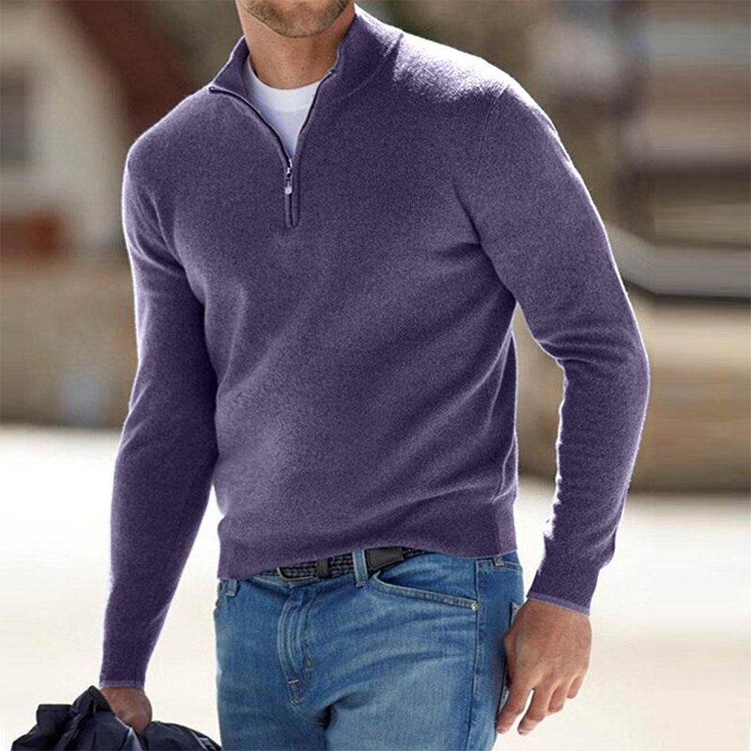 Daniel | Men's Half-Zip Knit Jumper