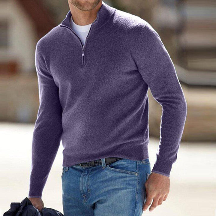 Daniel | Men's Half-Zip Knit Jumper