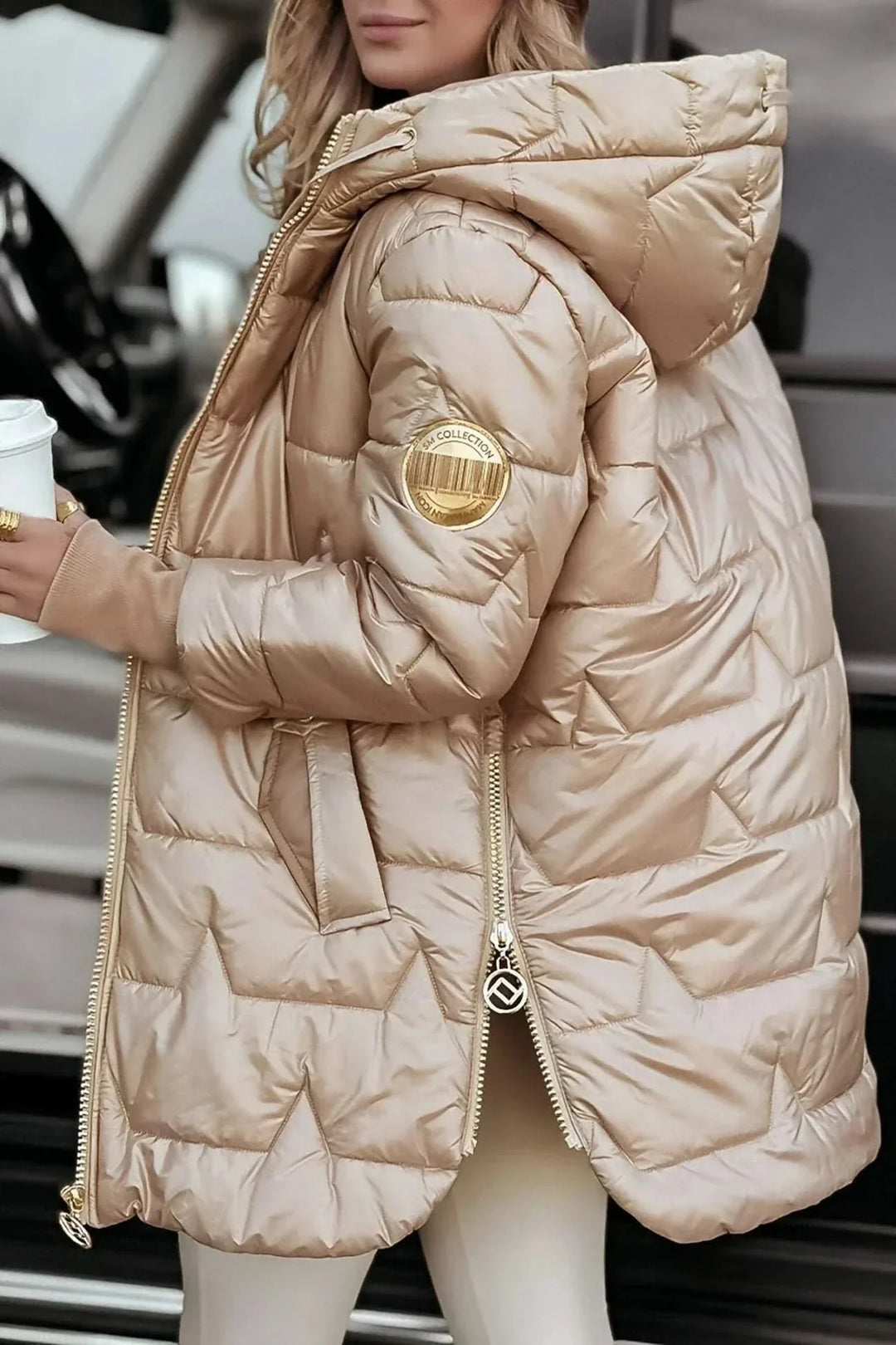Elowen | Hooded Padded Longline Coat