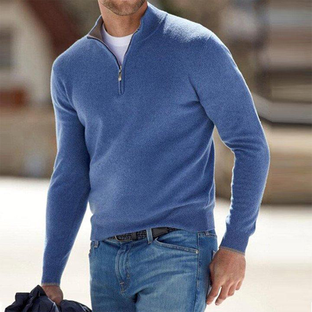 Daniel | Men's Half-Zip Knit Jumper