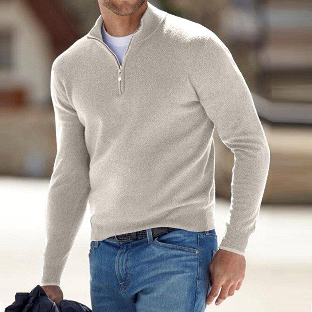 Daniel | Men's Half-Zip Knit Jumper