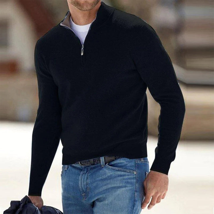 Daniel | Men's Half-Zip Knit Jumper