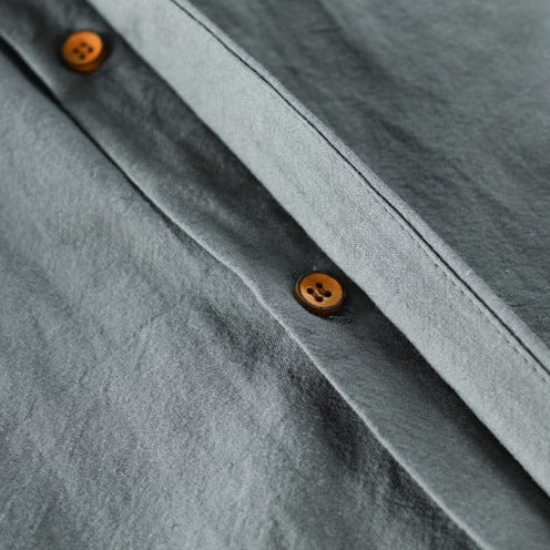 Renzo | Japanese-Inspired Stand Collar Shirt