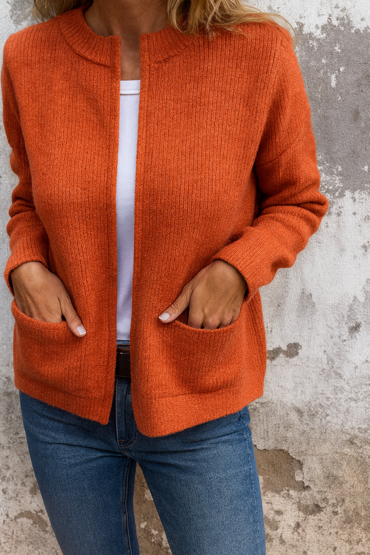 Avery | Zip-Up Knit Cardigan
