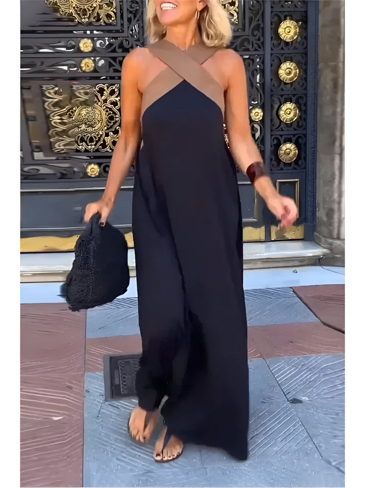 Amara | Cross-Neck Relaxed Summer Dress
