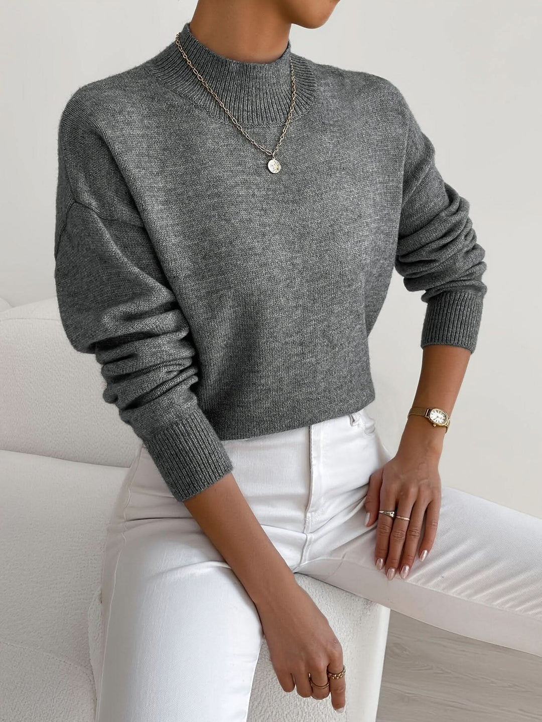 Odette | Classic Roll-Neck Jumper