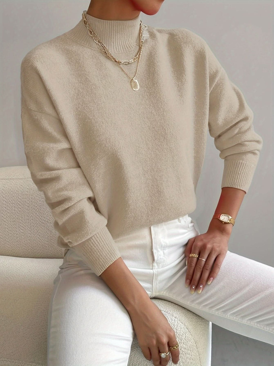 Odette | Classic Roll-Neck Jumper