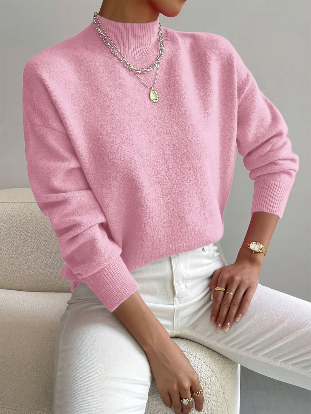 Odette | Classic Roll-Neck Jumper