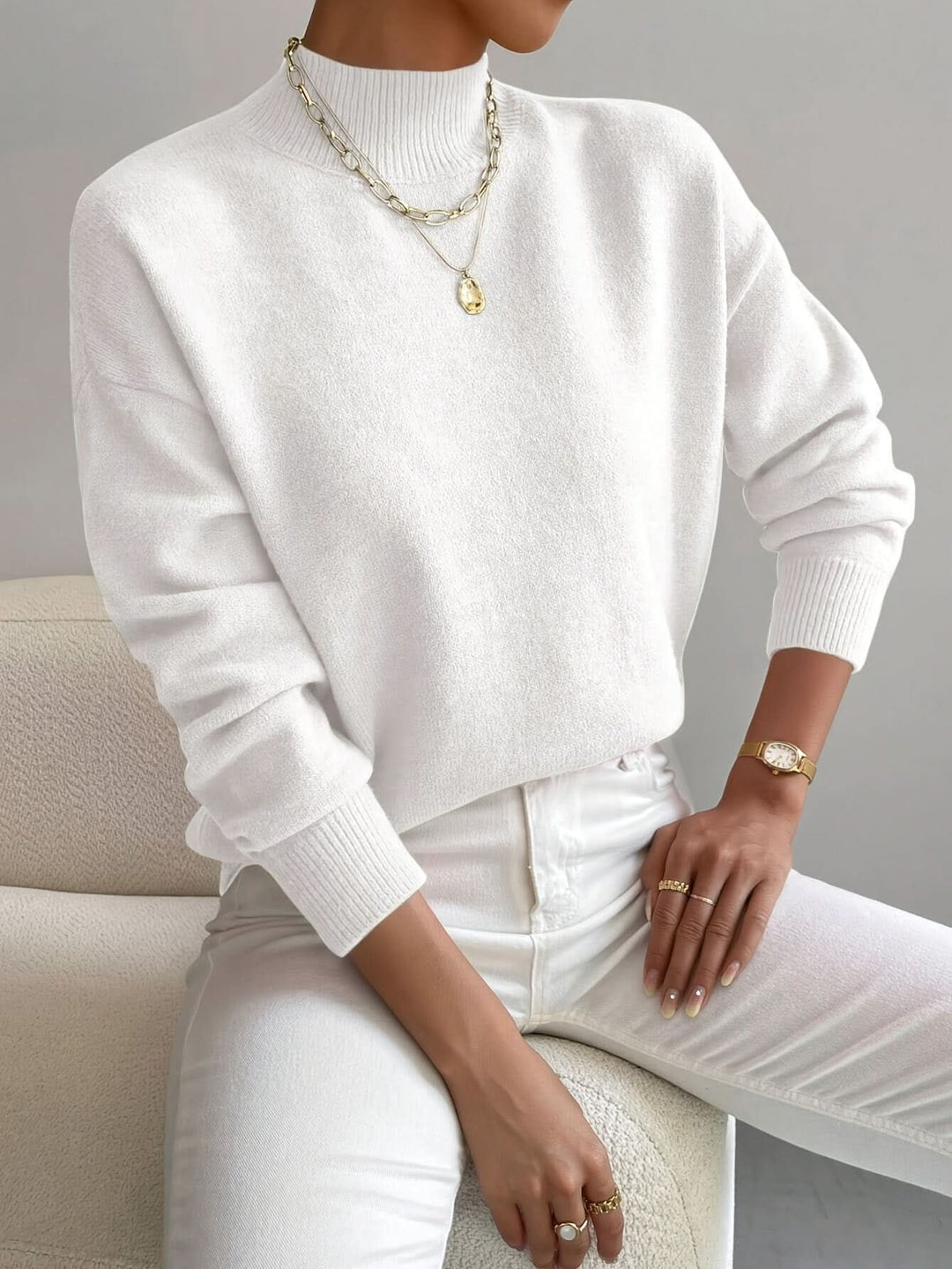 Odette | Classic Roll-Neck Jumper