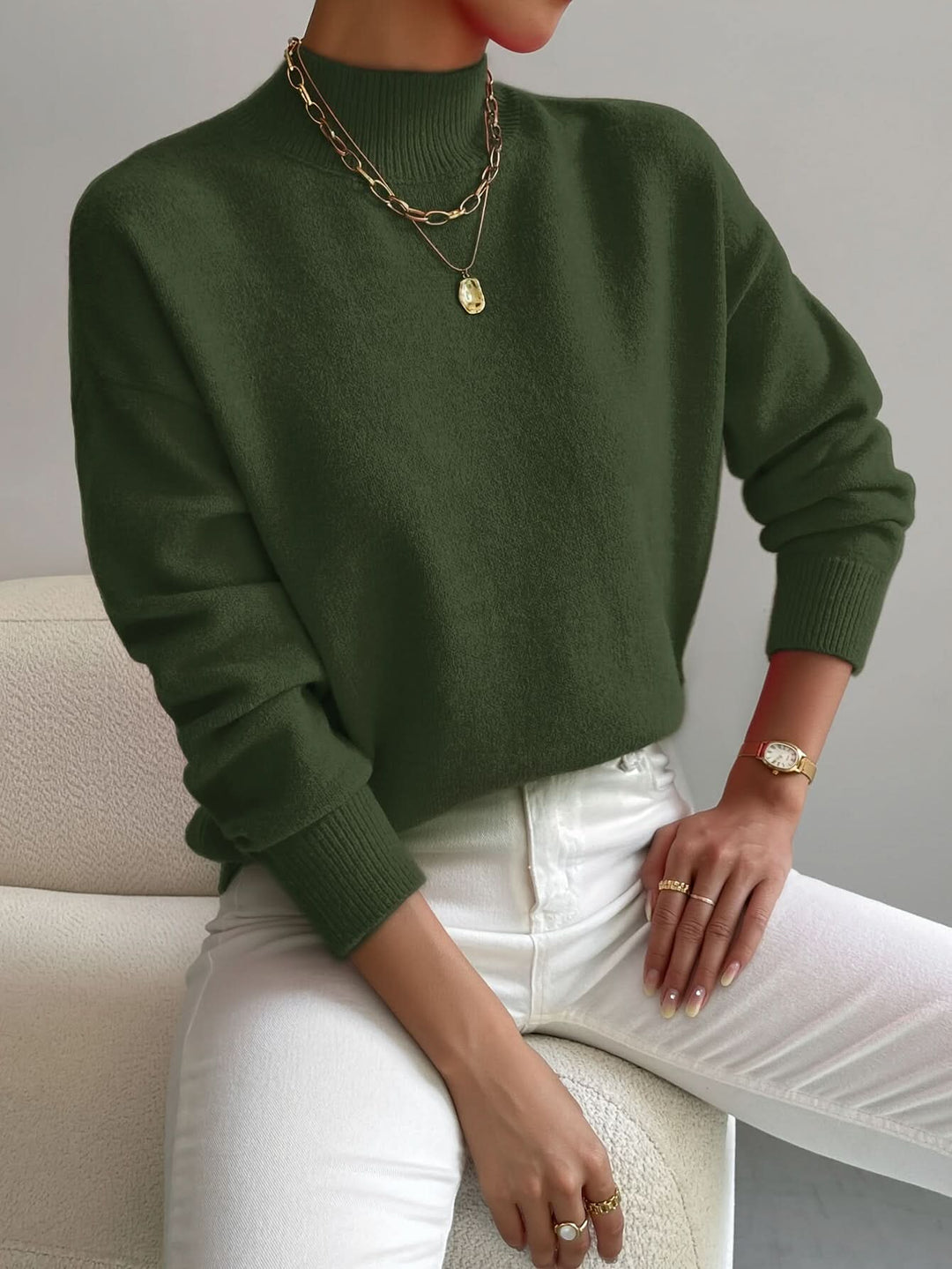 Odette | Classic Roll-Neck Jumper