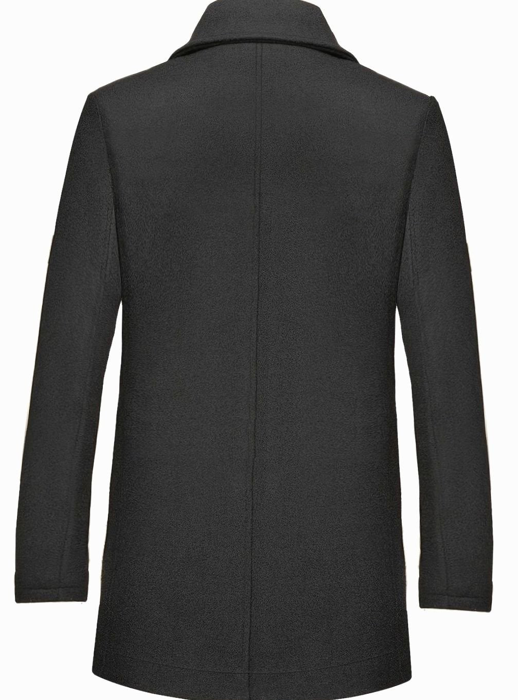 Matthew | Men's Overcoat with Detachable Scarf