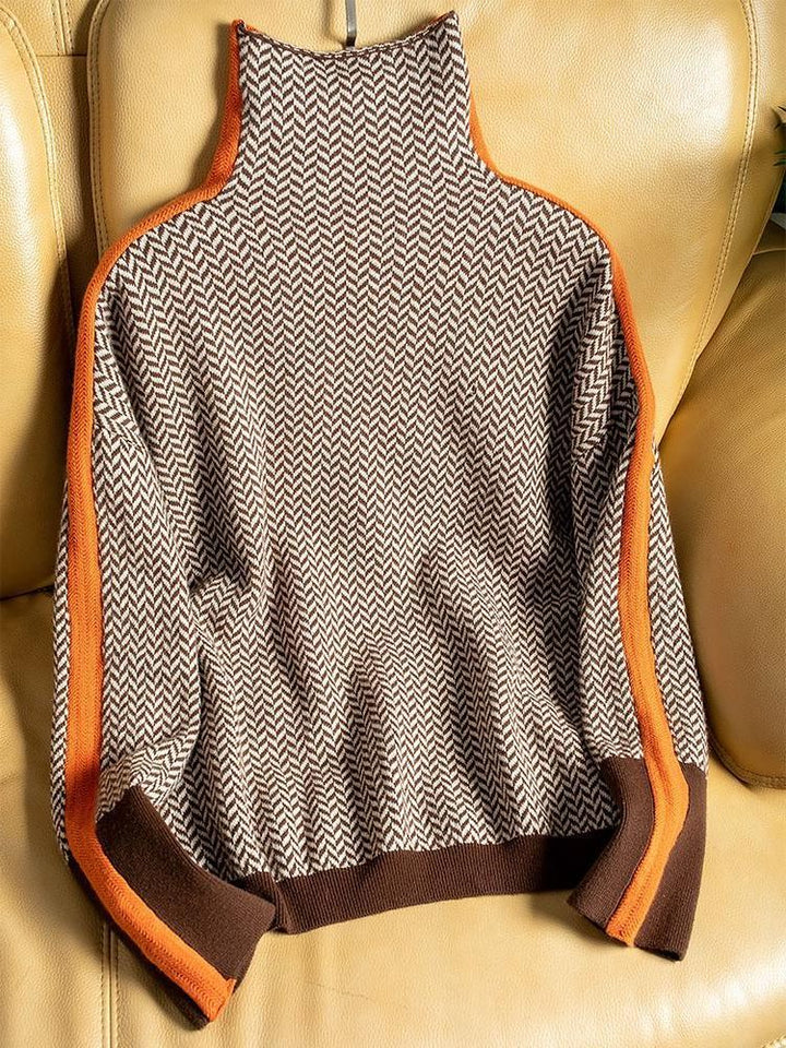 Odessa | Chevron Knit Pullover
