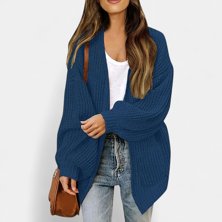 Helena | Oversized Longline Open-Front Cardigan