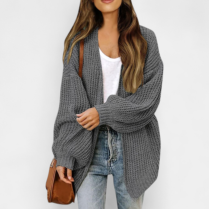 Helena | Oversized Longline Open-Front Cardigan