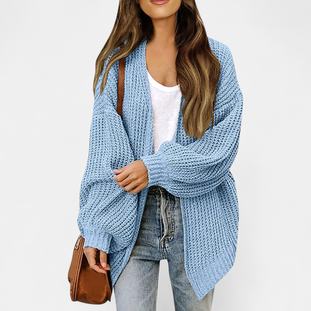 Helena | Oversized Longline Open-Front Cardigan