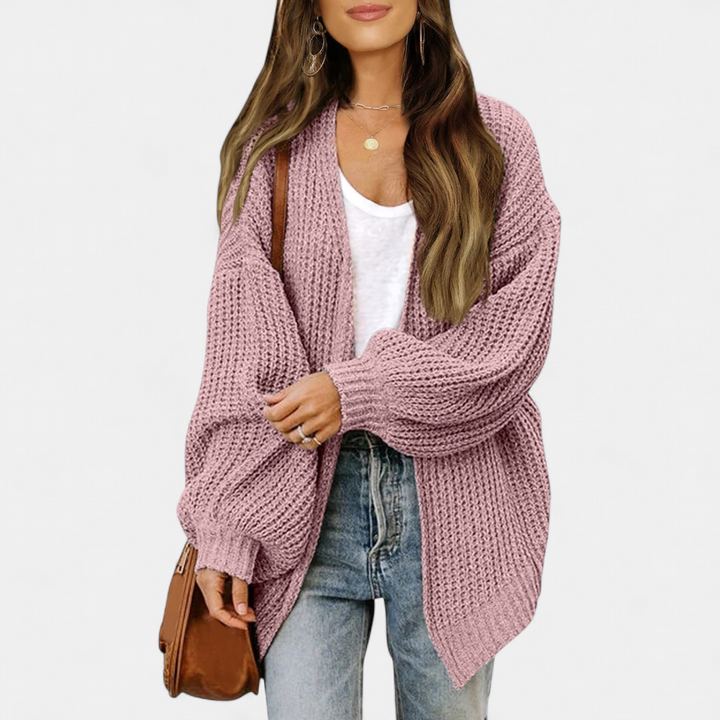 Helena | Oversized Longline Open-Front Cardigan