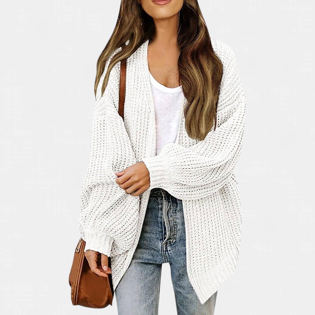 Helena | Oversized Longline Open-Front Cardigan