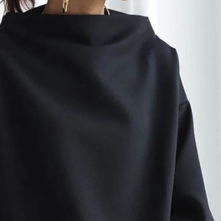Saskia | Women's Mock Neck Long Sleeve Top