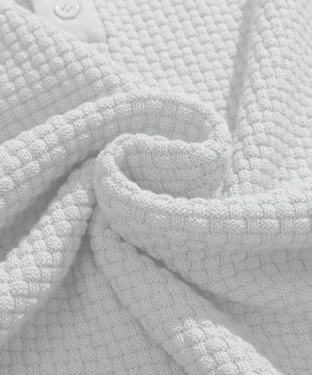Alaric | Men’s Textured Long-Sleeve Polo Shirt