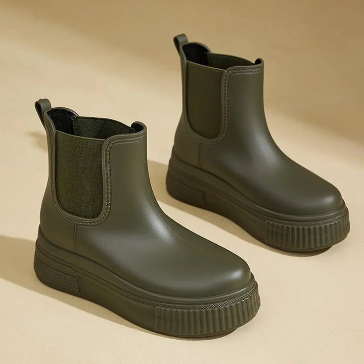 Tamsin | Women’s Platform Chelsea Rain Boots