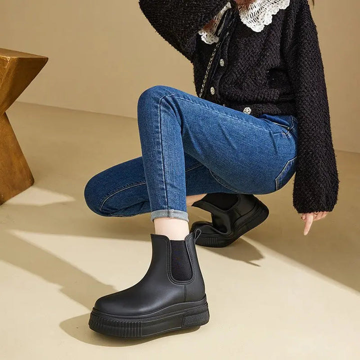 Tamsin | Women’s Platform Chelsea Rain Boots