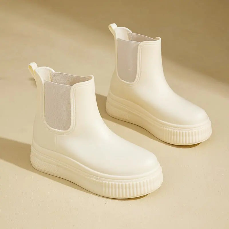 Tamsin | Women’s Platform Chelsea Rain Boots