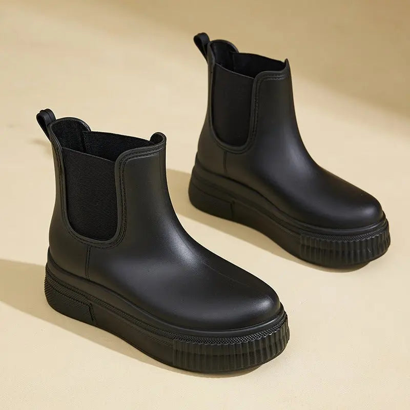 Tamsin | Women’s Platform Chelsea Rain Boots