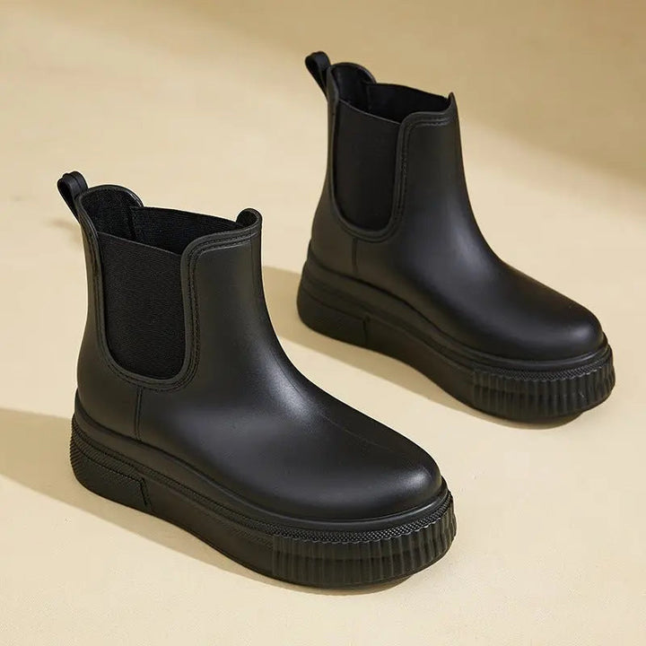Tamsin | Women’s Platform Chelsea Rain Boots