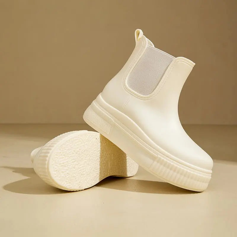 Tamsin | Women’s Platform Chelsea Rain Boots